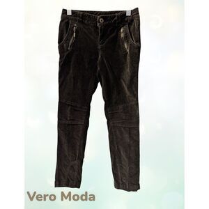 Moda International corduroy skinny trousers/pants  Sz S